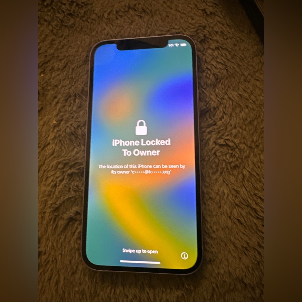 iPhone 12 iCloud locked